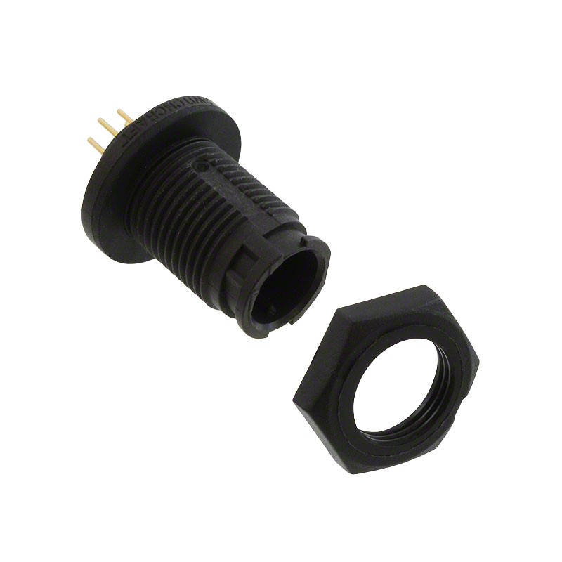 1 pcs : EN2P4F22P - CONN RCPT FMALE 4POS GOLD SOLDER