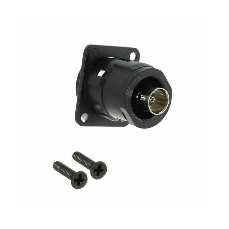 1 pcs : EHRCABNCBXPKG - RCA-BNC PANEL MOUNT BLACK-BAG