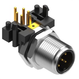 1 pcs : 54-00250 - CONN PLUG MALE 5POS GOLD SOLDER