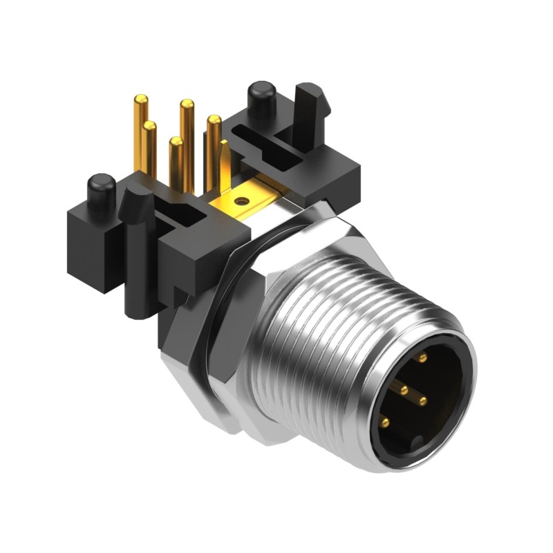 1 pcs : 54-00250 - CONN PLUG MALE 5POS GOLD SOLDER