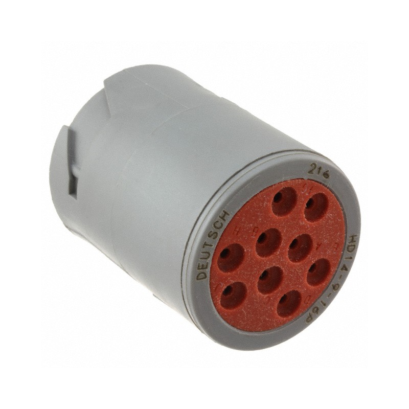 1 pcs : HD14-9-16P - CONN RCPT HSNG MALE 9POS INLINE