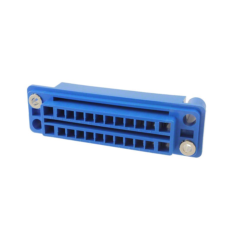 1 pcs : 5172625-3 - CONN RCPT HSG DRAWER 24POS BLUE
