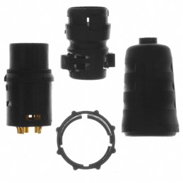 1 pcs : EN3C5MX - CONN PLUG MALE 5P GOLD SLDR CUP