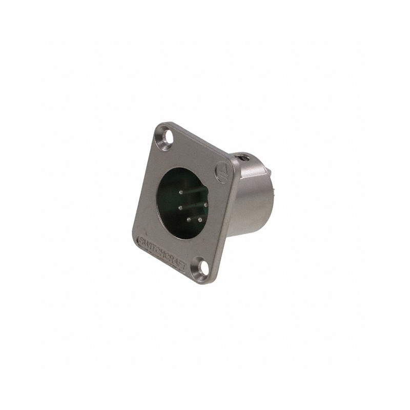 1 pcs : DE5M - CONN RCPT MALE XLR 5P SOLDER CUP