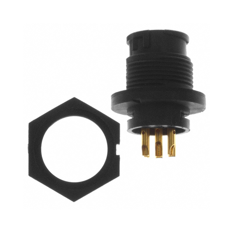 1 pcs : EN3P6MX - CONN RCPT MALE 6P GOLD SLDR CUP