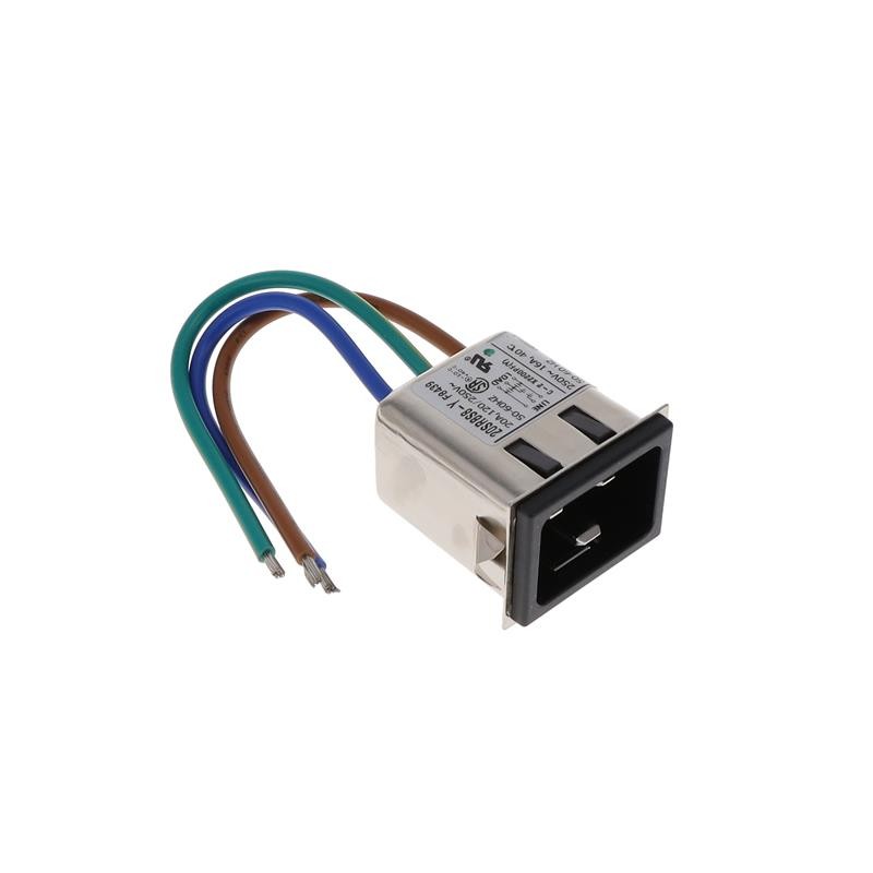 1 pcs : 20SRBS8-Y - PWR ENT RCPT IEC320-C20 PNL WIRE