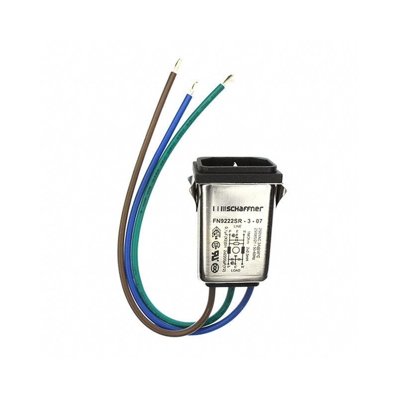 1 pcs : FN9222SR-3-07 - PWR ENT RCPT IEC320-C14 PNL WIRE