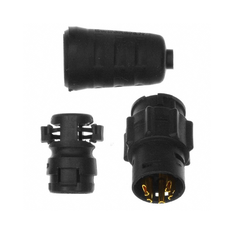 1 pcs : EN3L5MX - CONN RCPT MALE 5P GOLD SLDR CUP