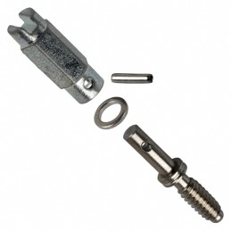 1 pcs : 201388-1 - CONN JACKSCREW SHORT-SHORT MALE