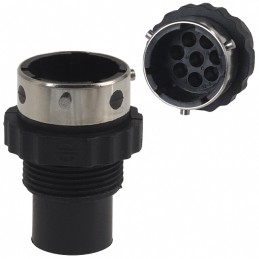 1 pcs : UTG1128P - CONN RCPT HSNG MALE 8POS INLINE