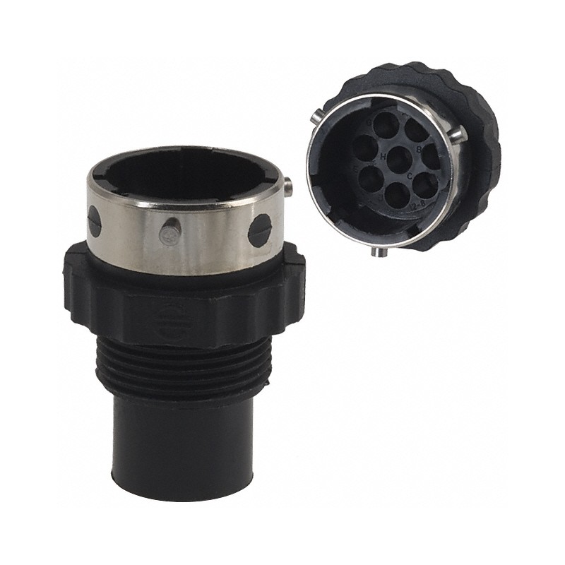 1 pcs : UTG1128P - CONN RCPT HSNG MALE 8POS INLINE