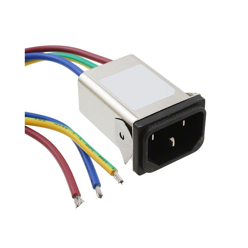 1 pcs : FN9222S1-10-07 - PWR ENT RCPT IEC320-C14 PNL WIRE