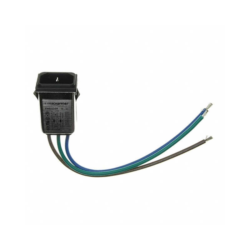 1 pcs : FN9222SR-10-07 - PWR ENT RCPT IEC320-C14 PNL WIRE