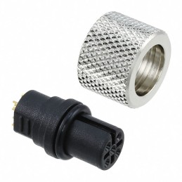 1 pcs : 858-005-203RSU4 - CONN PLUG FMALE 5P GOLD SLDR CUP