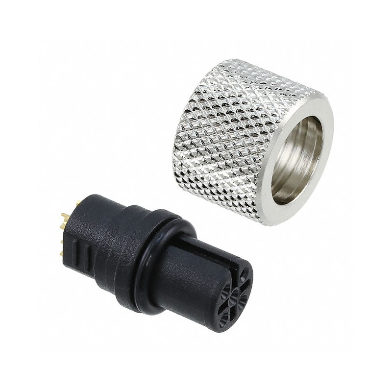 1 pcs : 858-005-203RSU4 - CONN PLUG FMALE 5P GOLD SLDR CUP