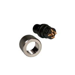 1 pcs : 858-005-203RSU4 - CONN PLUG FMALE 5P GOLD SLDR CUP