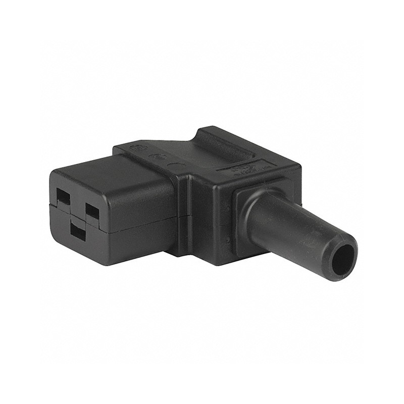 1 pcs : 4790.1200 - PWR ENT PLUG IEC320-C19 R/A SCRW