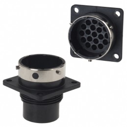 1 pcs : UTG01619P - CONN RCPT HSNG MALE 19POS PNL MT