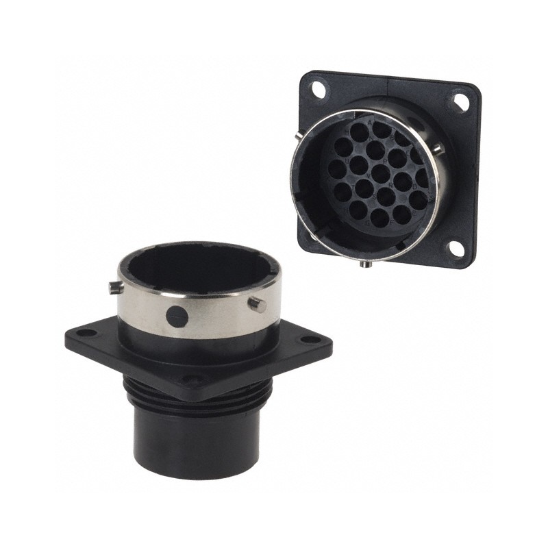 1 pcs : UTG01619P - CONN RCPT HSNG MALE 19POS PNL MT