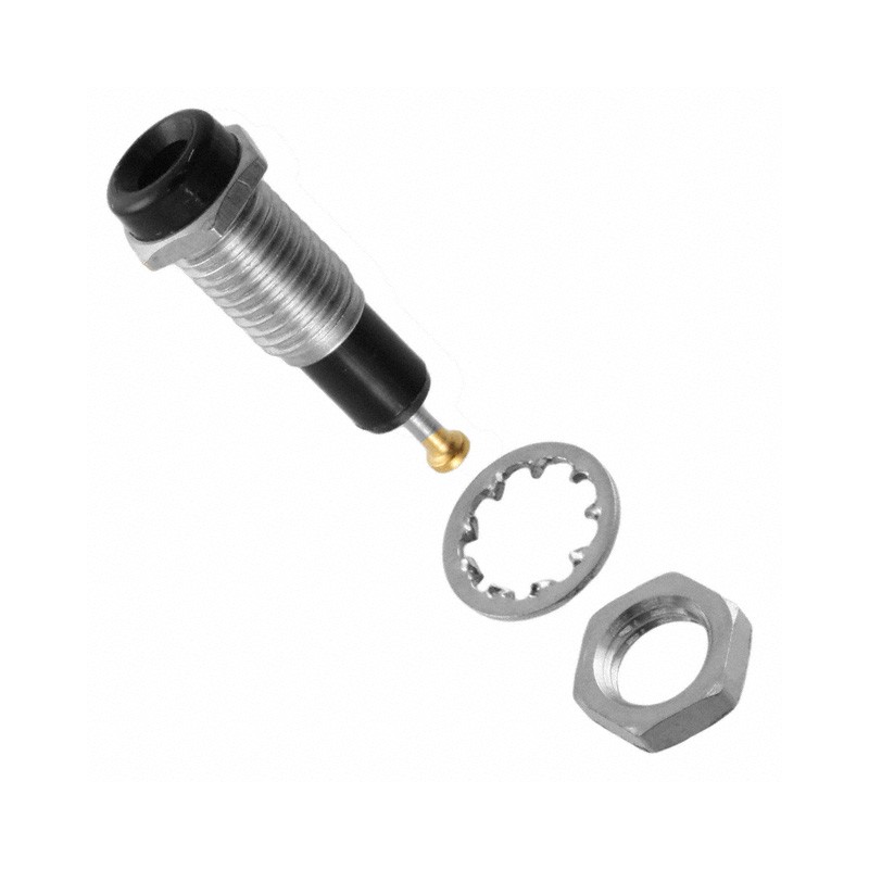 1 pcs : 6014 - CONN TIP JACK TURRET BLACK