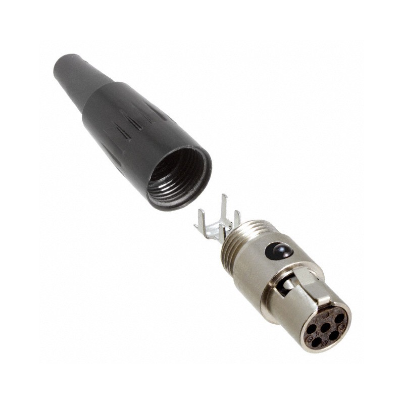 1 pcs : TA5FX - CONN PLUG FMALE MINI XLR 5P SLDR