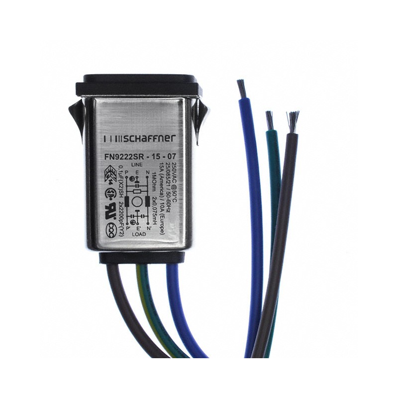 1 pcs : FN9222SR-15-07 - PWR ENT RCPT IEC320-C14 PNL WIRE