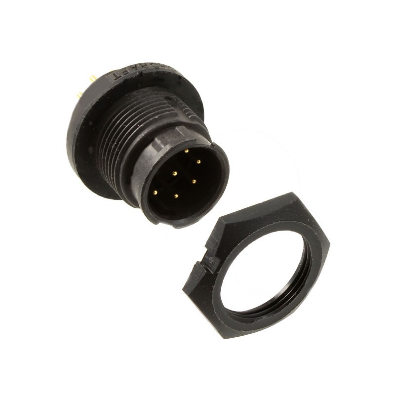 1 pcs : EN3P8MPX - CONN RCPT MALE 8POS GOLD SOLDER