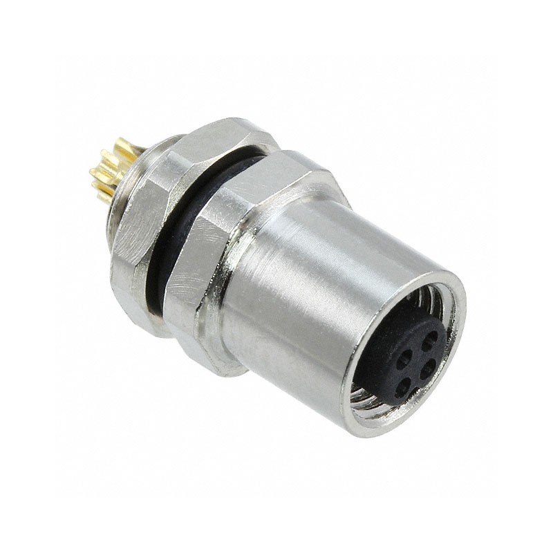 1 pcs : 851-004-203R001 - CONN PLUG FMALE 4P GOLD SLDR CUP