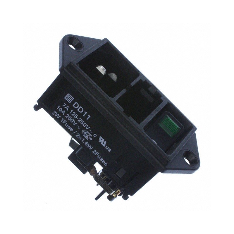 1 pcs : DD11.0114.1110 - PWR ENT MOD RCPT IEC320-C14 PNL