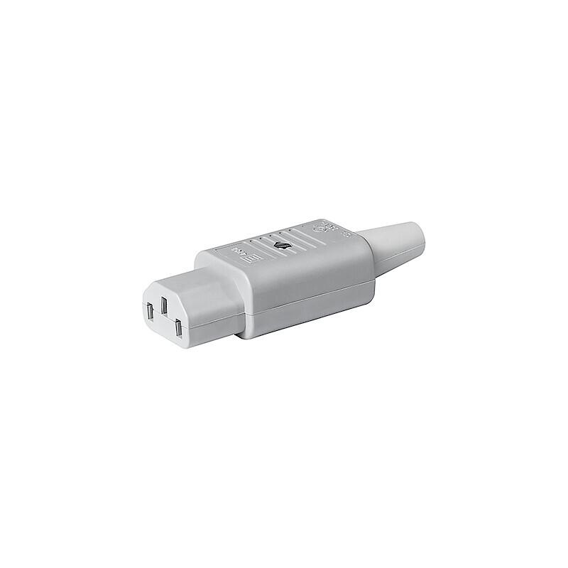 1 pcs : 4782-0110-00 - PWR ENT PLUG IEC320-C13 STR SCRW