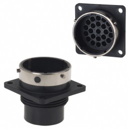1 pcs : UTG018-23P - CONN RCPT HSNG MALE 23POS PNL MT
