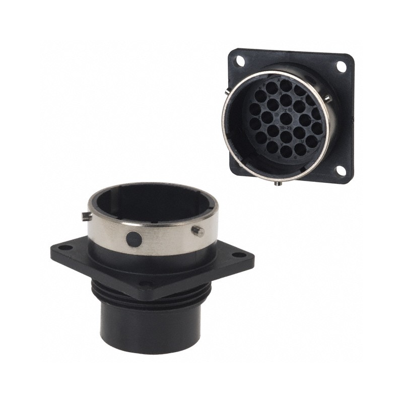 1 pcs : UTG018-23P - CONN RCPT HSNG MALE 23POS PNL MT