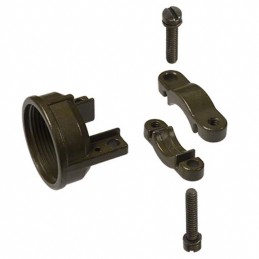 1 pcs : 97-3057-1010(621) - CONN CABLE CLAMP SZ18 BLACK 1-20