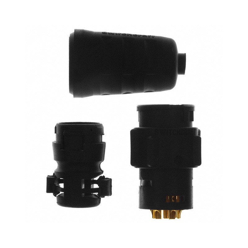 1 pcs : EN3L6MX - CONN RCPT MALE 6P GOLD SLDR CUP