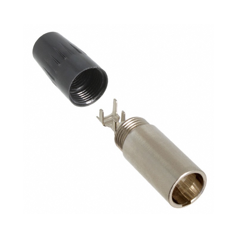 1 pcs : TA6MLX - CONN RCPT MALE MINI XLR 6P SLDR