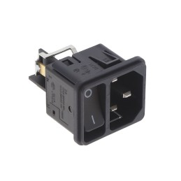 1 pcs : DC11.0001.206 - PWR ENT MOD RCPT IEC320-C14 PNL