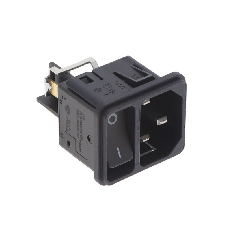 1 pcs : DC11.0001.206 - PWR ENT MOD RCPT IEC320-C14 PNL