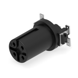 1 pcs : 454003-E - 4-PIN, D-CODING, SMT