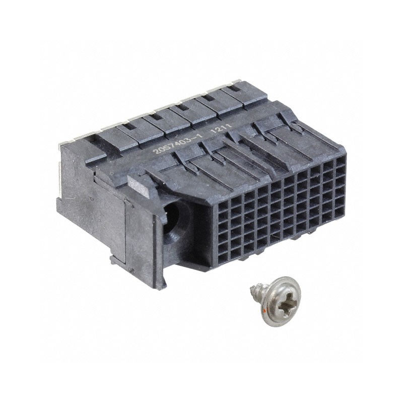 1 pcs : 2057403-1 - CONN RCPT IMPACT 60POS EDGE MNT