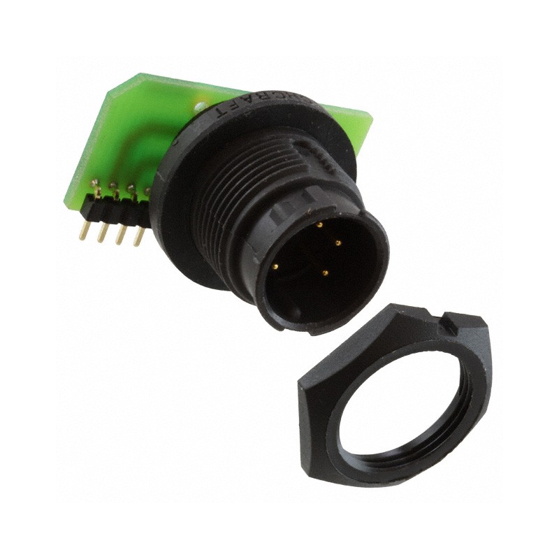 1 pcs : EN3P5MRAPCBW - CONN RCPT MALE 5POS GOLD SOLDER