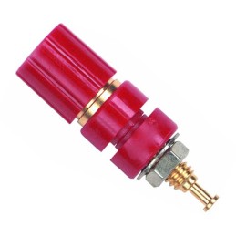 1 pcs : 2382-2 - CONN BIND POST MINI KNURLED RED
