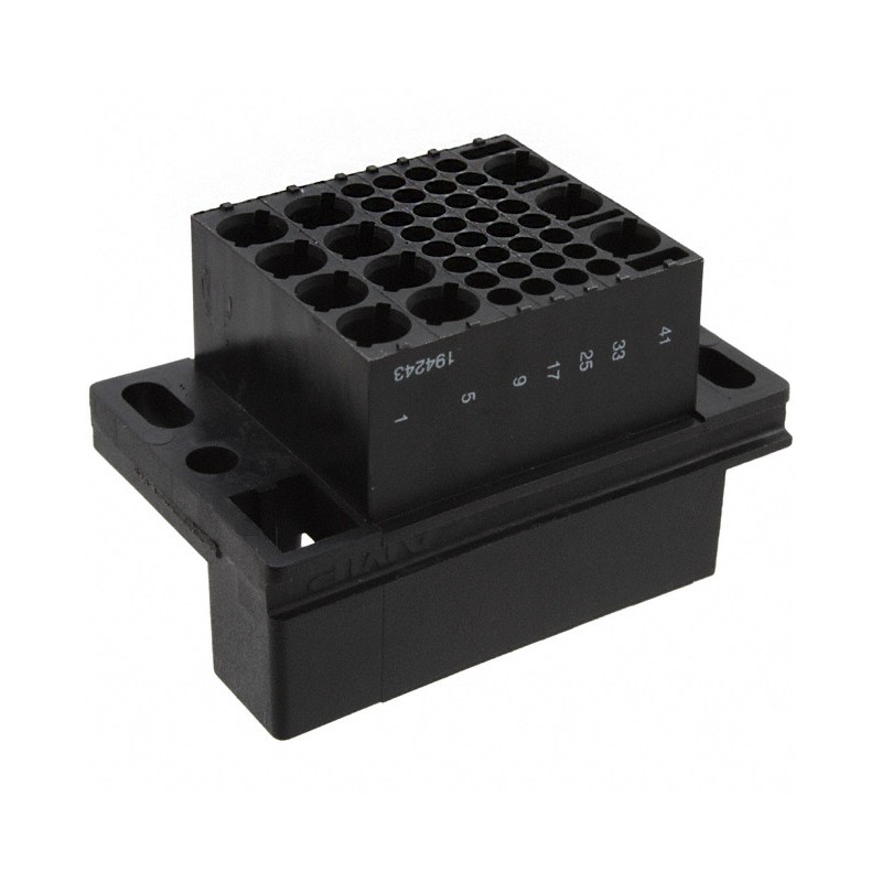 1 pcs : 194243-1 - CONN HSG DRAWER 43POS PNL MNT