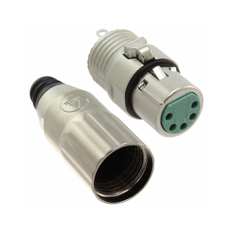 1 pcs : AAA5FZ - CONN PLUG FMALE XLR 5POS SOLDER