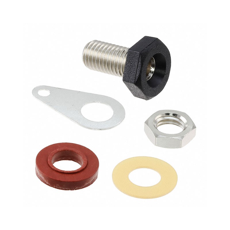 1 pcs : 6094 - CONN BANANA JACK SLDR LUG BLACK