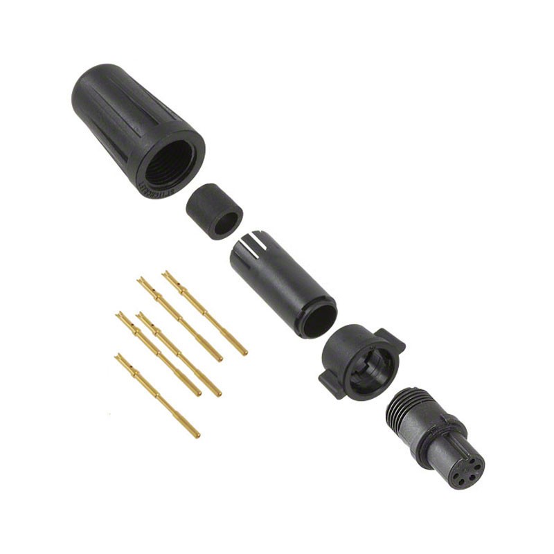 1 pcs : EN2C5F26G2W - CONN PLUG FMALE 5POS GOLD CRIMP