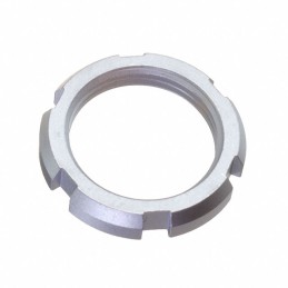 1 pcs : GEG.2S.240.LC - CONN NOTCHED NUT SILVER