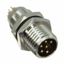 1 pcs : 855-006-103R004 - CONN RCPT MALE 6P GOLD SLDR CUP