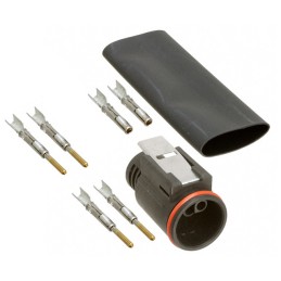 1 pcs : UTL6103G1P16AWG - CONN CIRC PLUG 4POS GOLD CRIMP