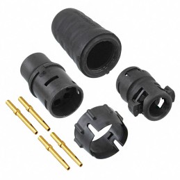 1 pcs : EN3C4FCX - CONN PLUG FMALE 4POS GOLD CRIMP