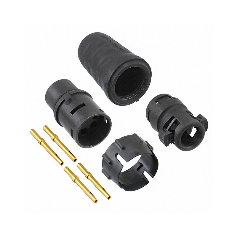 1 pcs : EN3C4FCX - CONN PLUG FMALE 4POS GOLD CRIMP